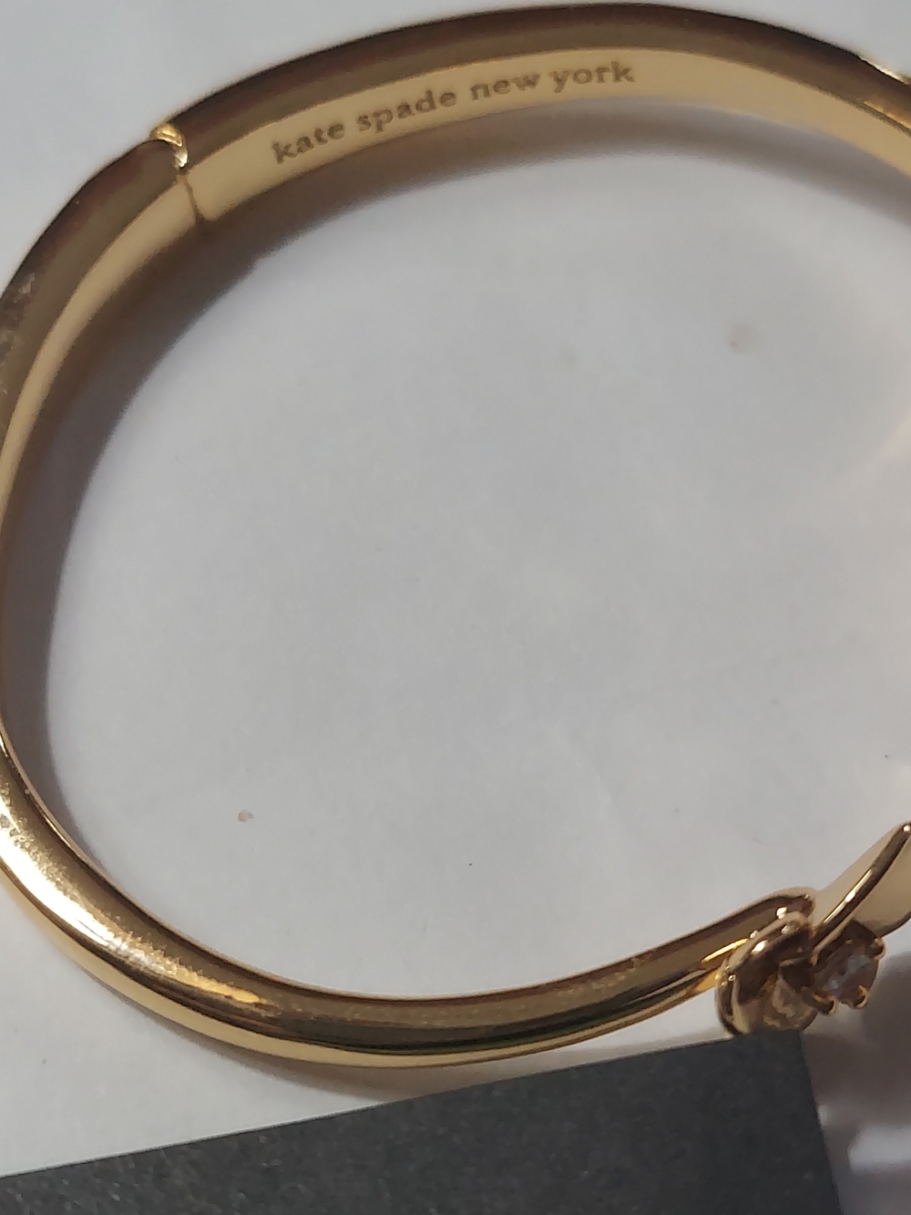 kate spade New York Gold Floral Cuff Bracelet - Picture 3 of 7